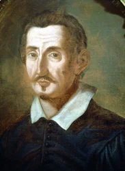 Gerolamo (Girolamo) Frescobaldi (1583 - 1643). Anoniem schilderij. Conservatorium van Napels