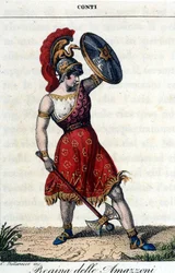 Portret van Gioacchino Conti, ook wel Gizziello genoemd (1714-1761) (Castrato) Italiaans
