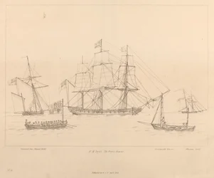 HM Jacht De Prince Regent en haar scheepsboot