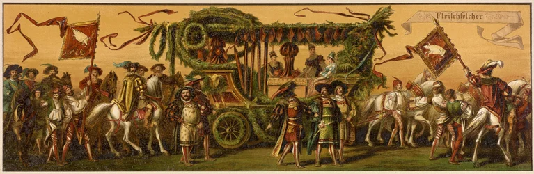Hans Makarts processie van de stad Wenen