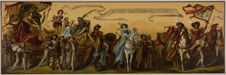 Hans Makarts processie van de stad Wenen
