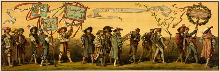 Hans Makarts processie van de stad Wenen