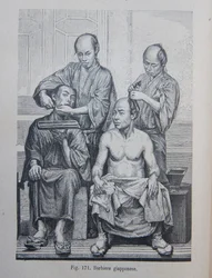 Illustratie uit "Het menselijk ras" door Louis Figuier