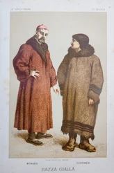Illustratie uit "Het menselijk ras" door Louis Figuier
