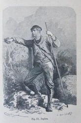 Illustratie uit "Het menselijk ras" door Louis Figuier