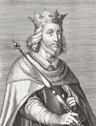 Koning Ferdinand I van Portugal. Portret.