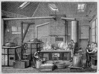 Laboratorium voor het koken van conserven - in 