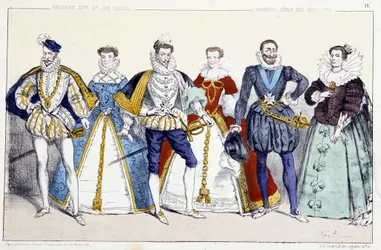De Valois en de Bourbons: Karel IX en Elisabeth van Oostenrijk, Hendrik III en Louise de Lorraine Vaudemont, Hendrik IV en Maria de