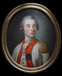Luitenant in het Artois Infanterieregiment, ca. 1780