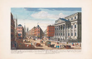 Mansion House, Londen in de 18e eeuw