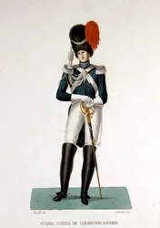 Lid van de Pontificale Gendarmerie van de Vaticaanstaat.