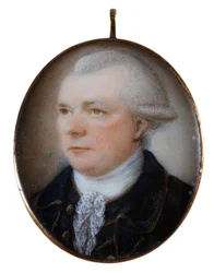 Miniatuurportret van Kapitein John Coxon