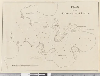 Pagina 37c Plan van de haven van St. Lucia