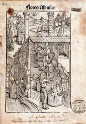 Pagina uit Flore musices, studie over gregoriaanse zang door Hugo von Reutlingen