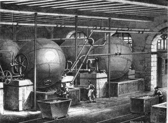 Papierproductie in de 19e eeuw