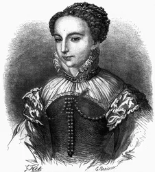 Portret Catharina van Medici, koningin van Frankrijk