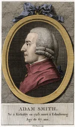 Portret van Adam Smith (1723-1790), Schotse filosoof en econoom.