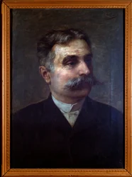 Portret van Alessandro Busi, Italiaanse componist