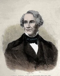 Portret van de Amerikaanse uitvinder Samuel Finley Breese Morse (1791-1872)