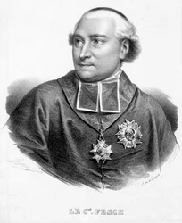 Portret van kardinaal Joseph Fesch, oom van Napoleon Bonaparte (1763-1839)
