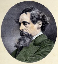 Portret van Charles Dickens (1812-1870), Engelse schrijver