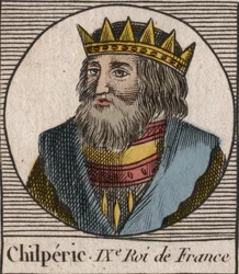 Portret van Chilperic I
