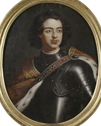 Portret van Keizer Peter I de Grote (1672-1725)