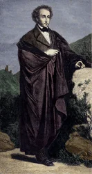 Portret van Felix Mendelssohn Bartholdy (1809-1847), Duitse componist