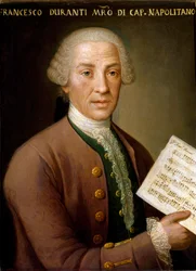 Portret van Francesco Durante, organist en meester van de Napolitaanse kapel