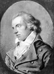 Portret van Friedrich von Schiller (1759 - 1805). sd. 19e eeuw.