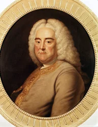 Portret van George Frederick Handel