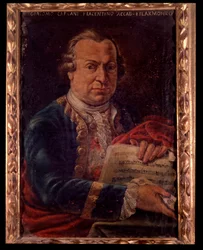 Portret van Giacomo Carcani, Italiaanse componist