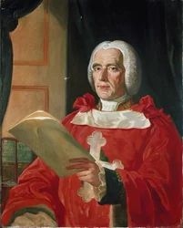 Portret van Giambattista Lorenzo Bogino, Piemontese staatsman. Staatsminister in 1750 (olieverf op doek)