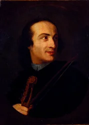 Portret van Giuseppe Tartini (1692 - 1770), Italiaanse violist en componist Anoniem schilderij