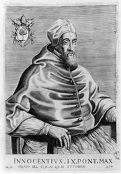 Portret van Innocentius IX (1519 - 1591)