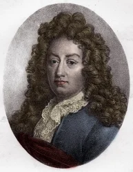 Portret van Jean Francois Regnard, Franse schrijver en toneelschrijver