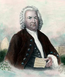 Portret van Jean Sebastien Bach (Johann Sebastian Bach)