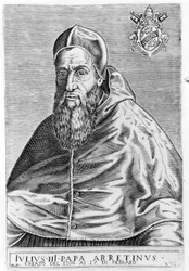 Portret van Julius III (1487 - 1555).