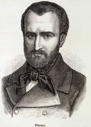 Portret van Louis Auguste (Louis-Auguste) Blanqui (1805-1881) Franse socialist en revolutionair theoreticus