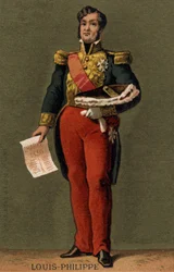 Portret van Lodewijk Filips I (1773 - 1850)