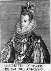 Portret van Margarita van Oostenrijk (1480-1530), dochter van Maximiliaan I