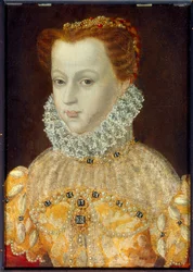 Portret van Marie Stuart (1542-1587) Koningin van Frankrijk en Schotland