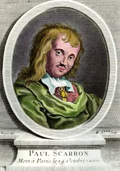 Portret van Paul Scarron, Franse schrijver