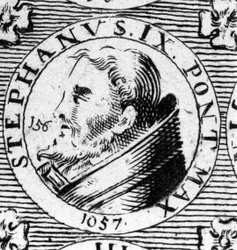 Portret van Paus Stefanus IX