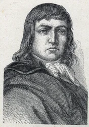 Portret van Vincent de Tinteniac (Chevalier) (1764-1795) generaal chouan.