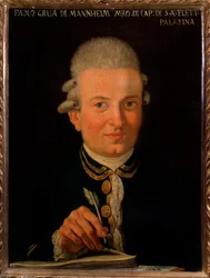 Portret van Italiaanse componist Paolo Grua (1754-1833)