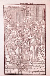 Waarschijnlijk Sultan Mehmed II in 1481 (Gravure)