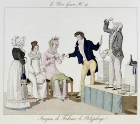 Saltimbanque: Jacques de Falaise de polyfaag (hij slikt alles in, levende dieren...) - in 