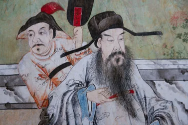 Scènes uit het dagelijks leven in China (detail)