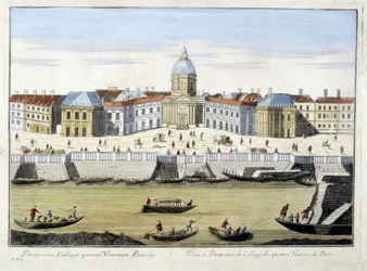 Het College van de Vier Naties - gravure